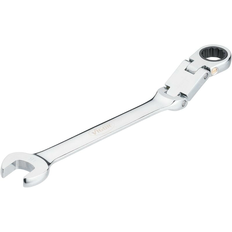foto del prodotto double joint ratcheting combination wrench v6752 16 profilo a doppio esagono esterno, profilo esagonale esterno size 16 mm