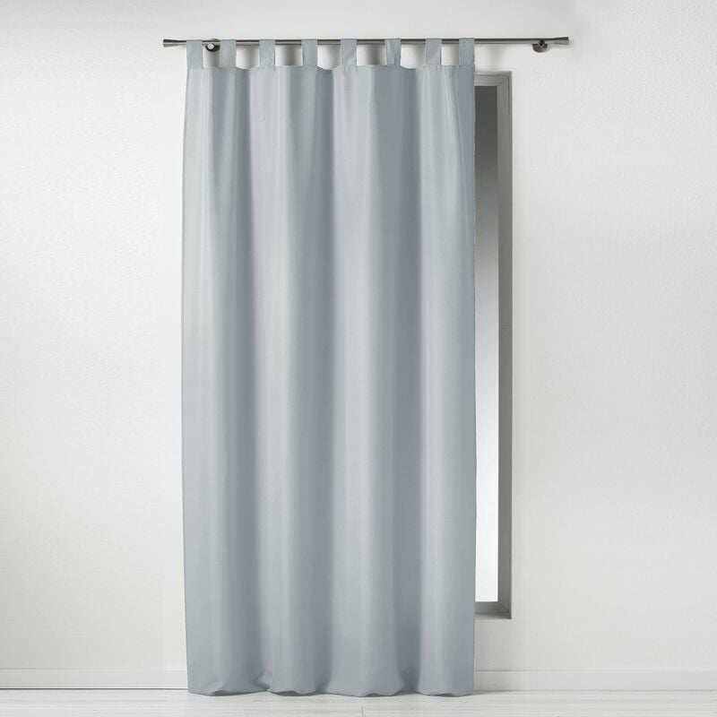 foto del prodotto douceur d'int rieur - 1600516 tenda con passanti, poliestere, grigio, 140 x 260 cm