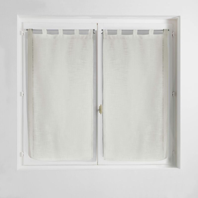 foto del prodotto douceur d int rieur 1625243, tenda in poliestere effetto lino, neutro, 120x60 cm