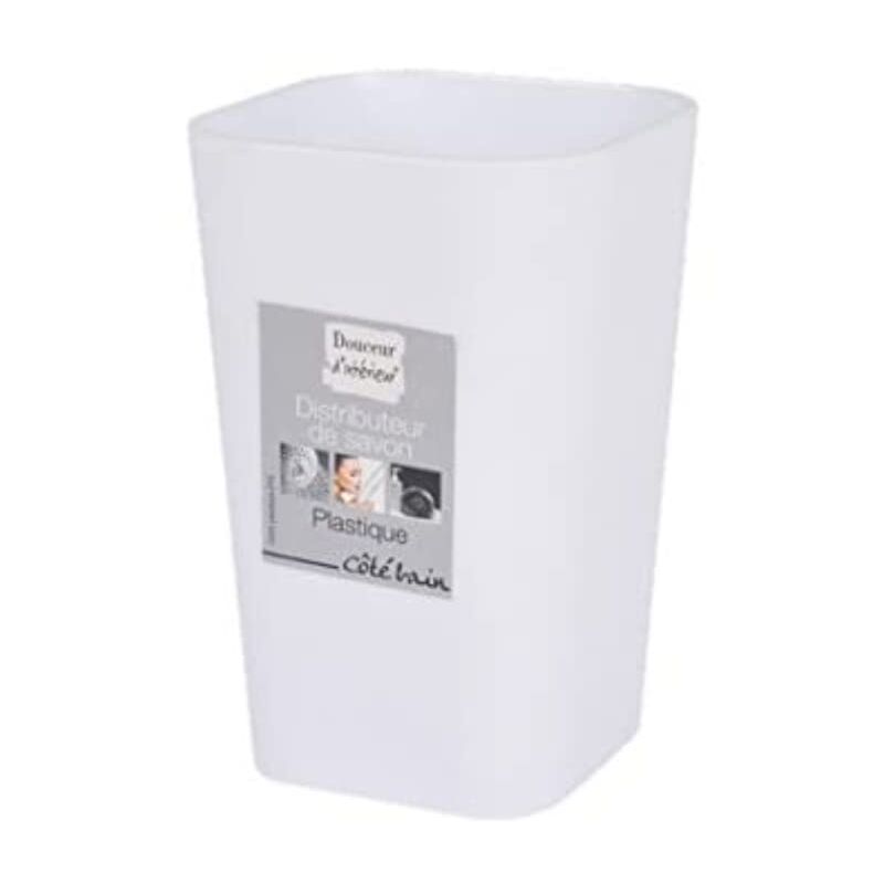 foto del prodotto douceur d int rieur bicchiere da bagno di plastica 7 x 7 x 11 cm vitamina bianco