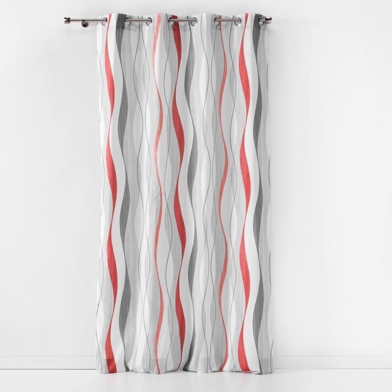 foto del prodotto douceur d int rieur tenda con occhielli da 4,3 cm., rosso, 140 x 260 cm