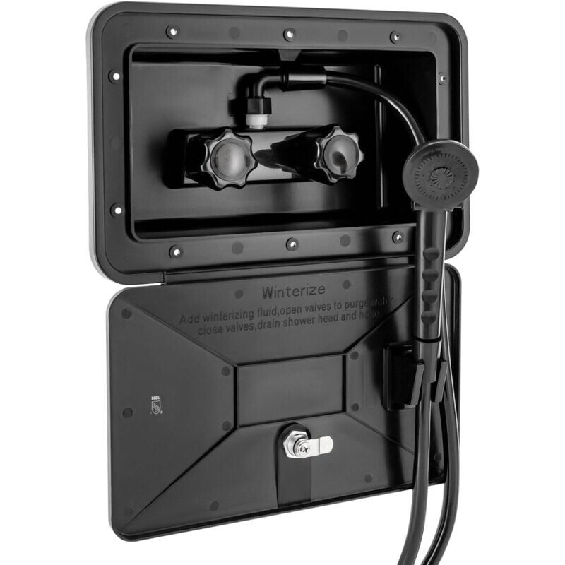 foto del prodotto douche de camping, salle de douche ext rieure pour camping car, interrupteur chaud et froid, pomme de douche, caravane, adapt e au jardin, la
