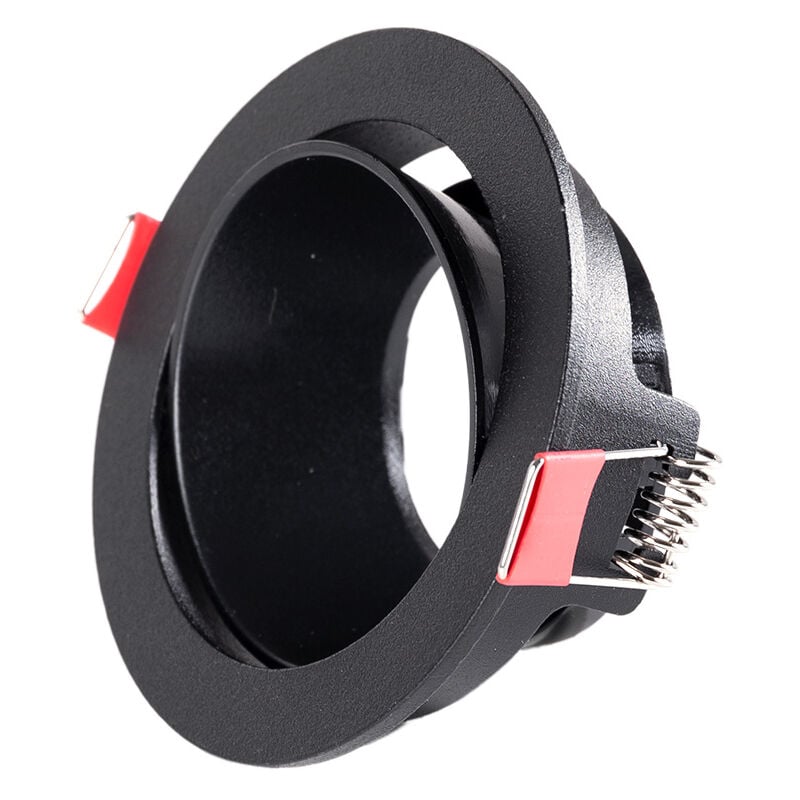 foto del prodotto downlight circolare gu10 senza portalampada lampadina nero lum yc396a16 greenice