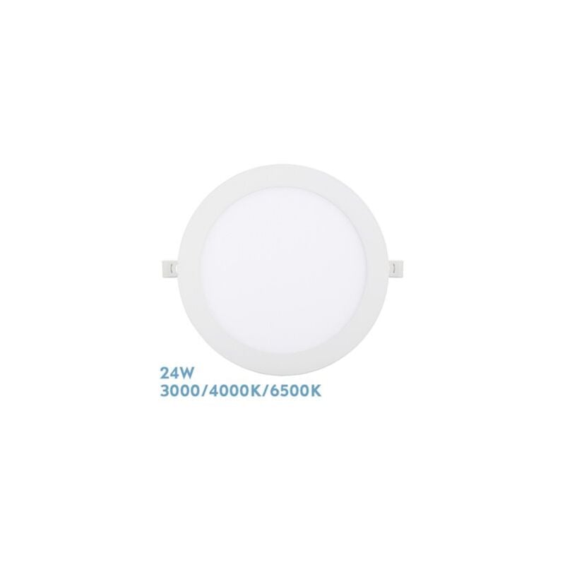 foto del prodotto downlight da incasso silex 24w 3000 4000 6500k white 2160lm round 22,5d cut out 20d fabrilamp