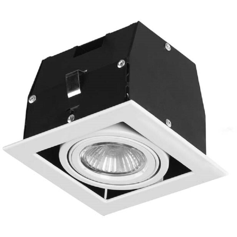 foto del prodotto downlight ip23 cardan semplice gu10 g5,3 50w bianco 857lm
