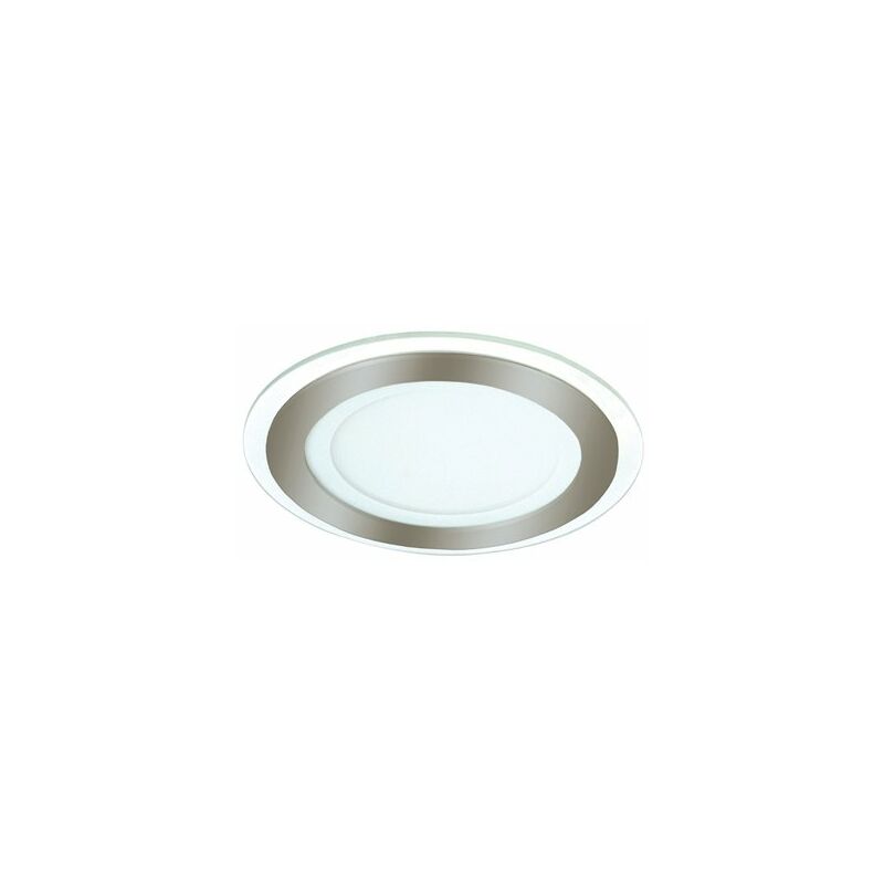 foto del prodotto downlight led 12w kairo plus tondo nichel cct