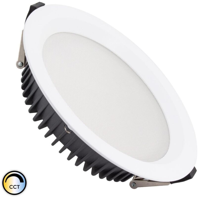 foto del prodotto downlight led 30w circolare aero cct 130 lm w microprismatico lifud foro 200 mm selezionabile caldo naturale freddo 