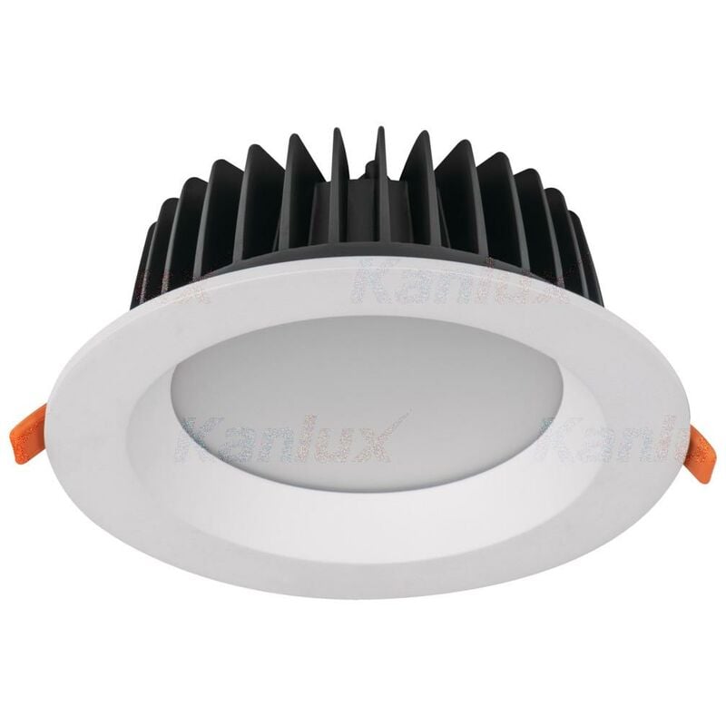 foto del prodotto downlight led 30w impermeabile ip44 rotonda 190mm bianco bianco naturale 4000k
