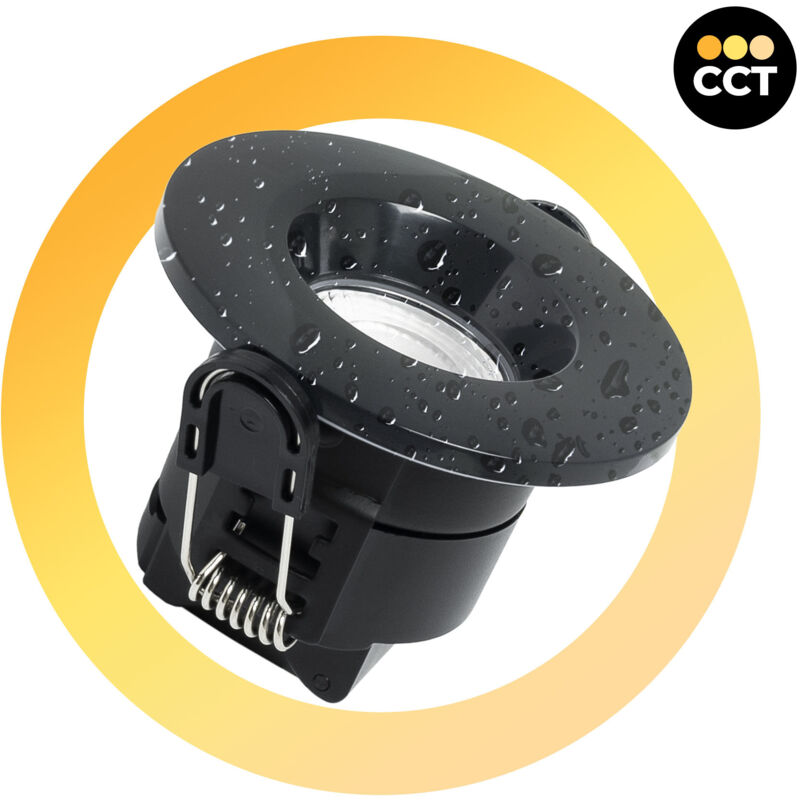 foto del prodotto downlight led 6w cct dimmerazione triac 68mm ip65 nero