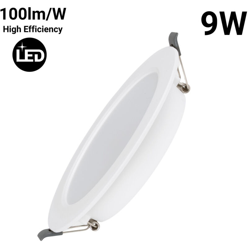 foto del prodotto downlight led da incasso circolare 9w taglio 110mm bianco freddo