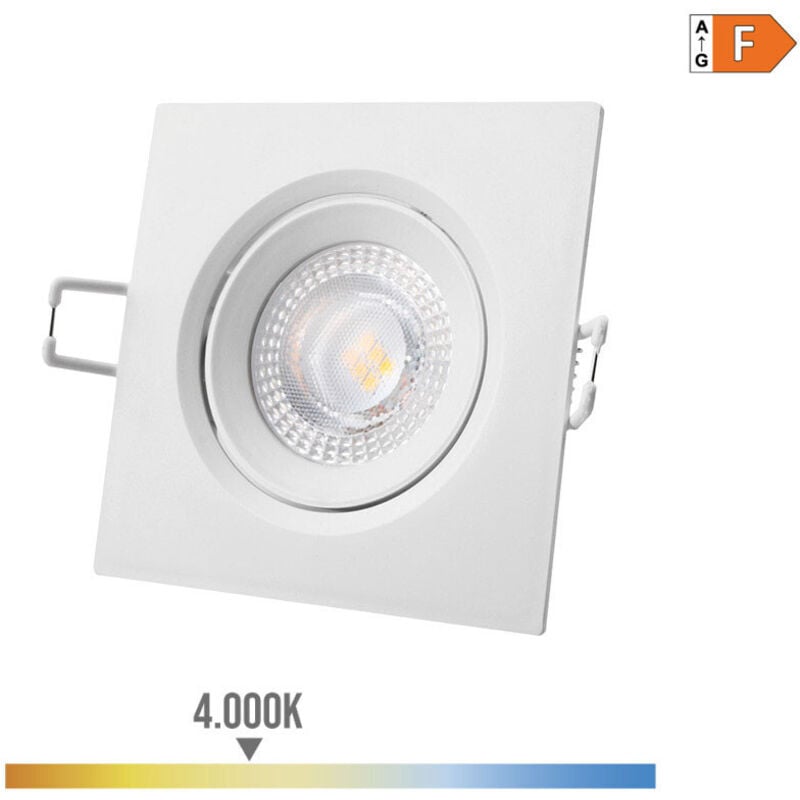 foto del prodotto downlight led incorporato 5w 6400k bianco 9x9cm edm