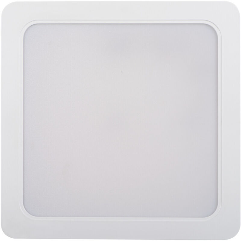 foto del prodotto downlight led incorporato quadrato 24 24w 4000k ip44 225 225x225mm bianco