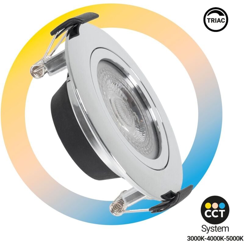 foto del prodotto downlight led per interni 7w cct dimmerabile triac 630lm