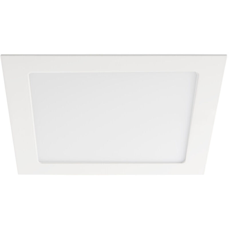 foto del prodotto downlight led quadrato 18w 4000k ip44 bianco 225x225mm