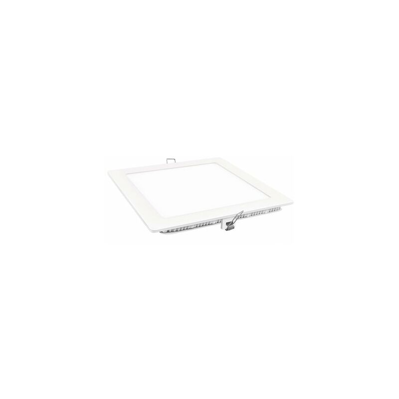 foto del prodotto downlight led quadrato bianco matel da 9w caldo