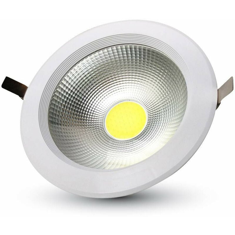 foto del prodotto downlight led riflettore cob vetro opaque 40w reso 350w bianco neutro 4500k haut lumens v tac 1279