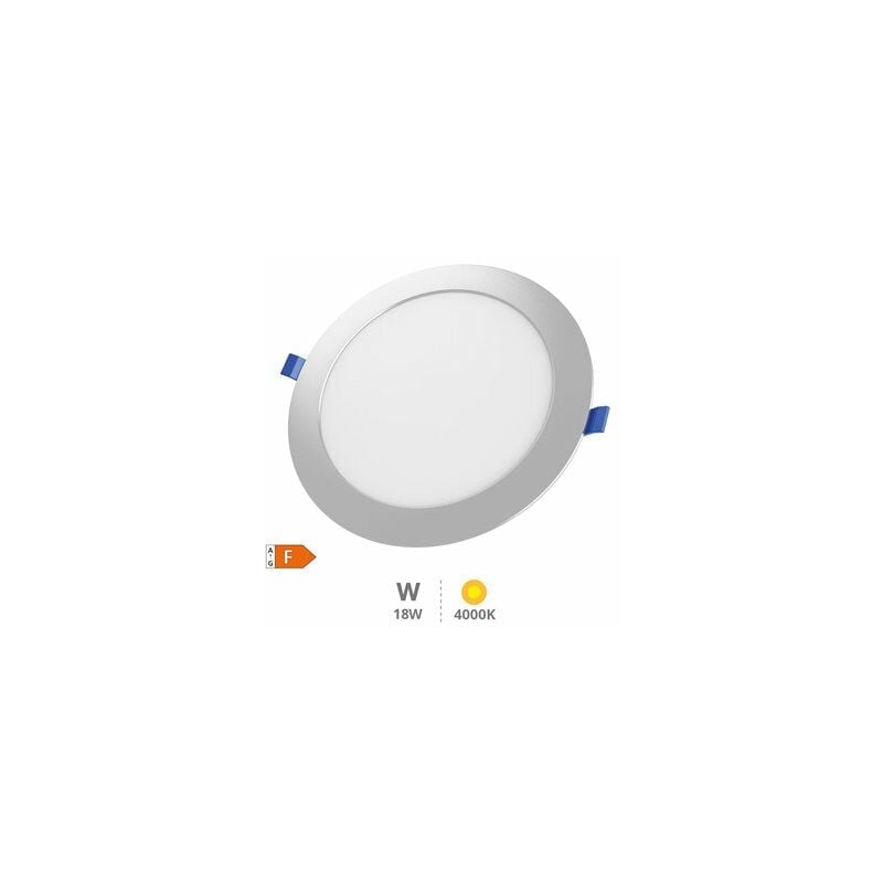 foto del prodotto downlight led rotondo da incasso belur 18w 4000k grigio