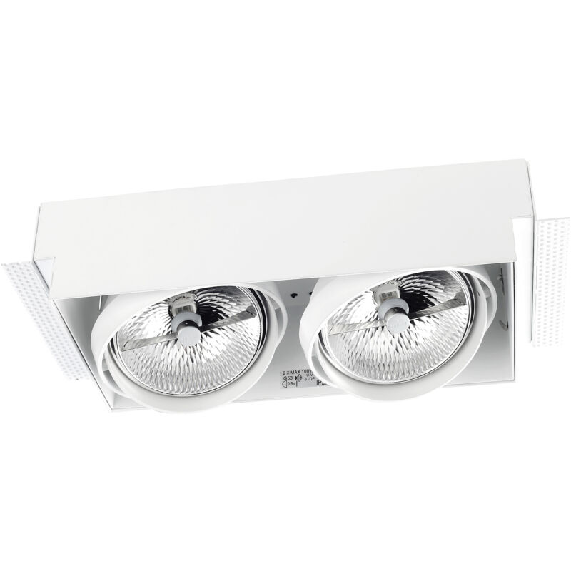 foto del prodotto downlight multidir double led 299mm senza cornice 100w 39.9 bianco ip23 978lm