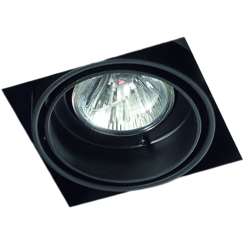 foto del prodotto downlight multidir one led 107mm senza cornice 8w 58.1 nero ip23