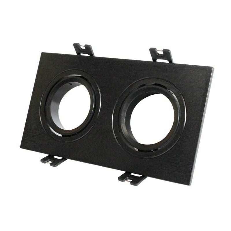 foto del prodotto downlight orientabile da incasso kardan per 2 lampadine gu10,