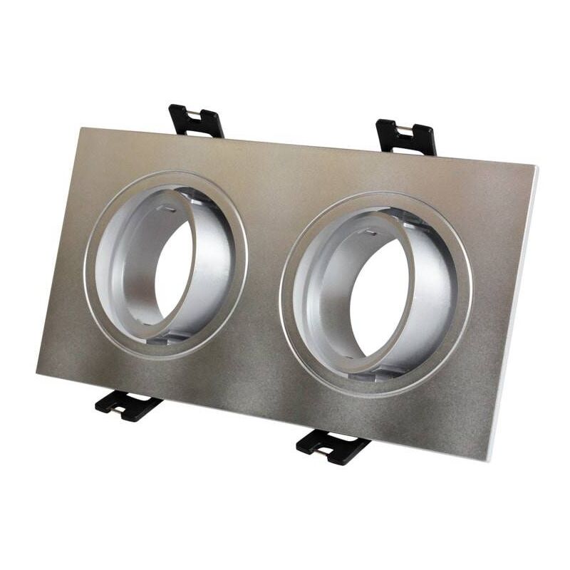 foto del prodotto downlight orientabile da incasso kardan per 2 lampadine gu10,