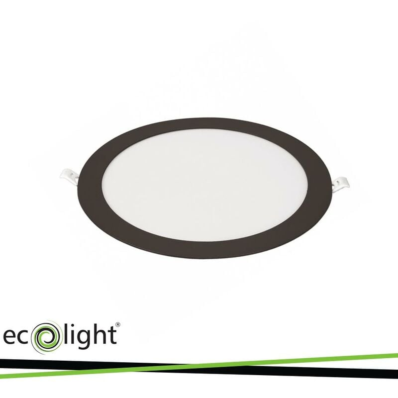 foto del prodotto downlight p/t circle 118x7 6w 4000k 360lm nero - luce naturale