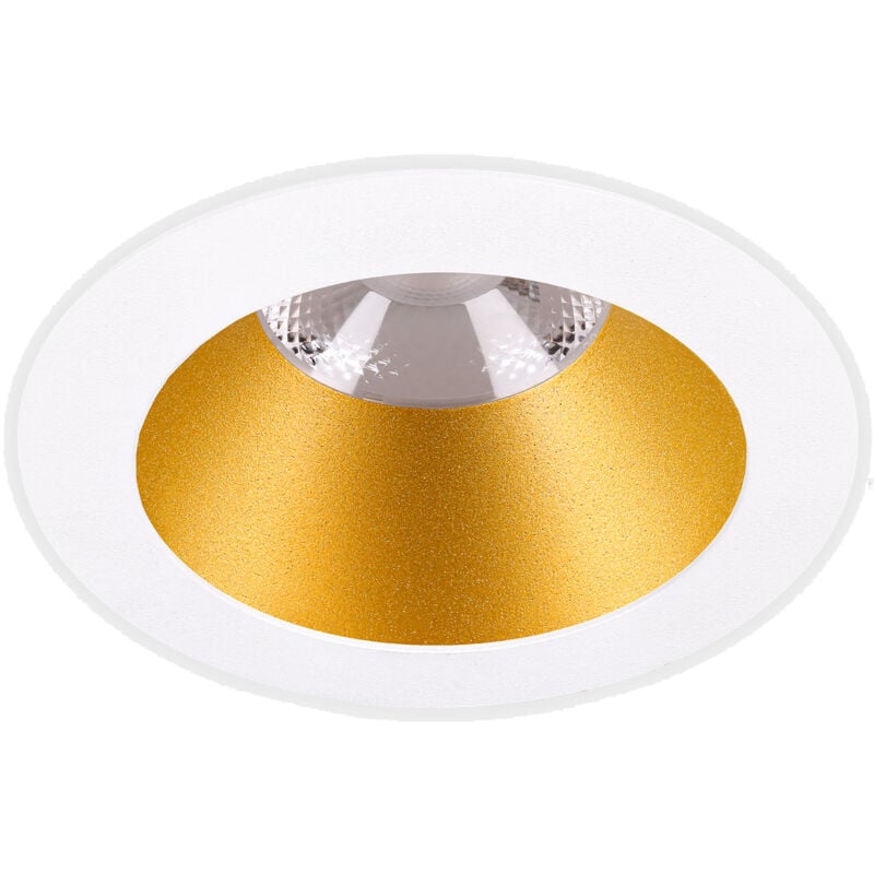 foto del prodotto downlight play deco redondo fijo 8.5w blanco c lido 3000k cri 92 blanco oro iluminaci n led interior de alta calidad