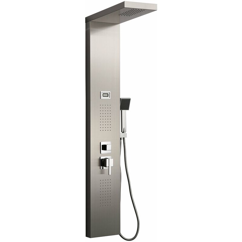 foto del prodotto dp grifer a s 9127 colonna idromassaggio in acciaio inox, colore argento