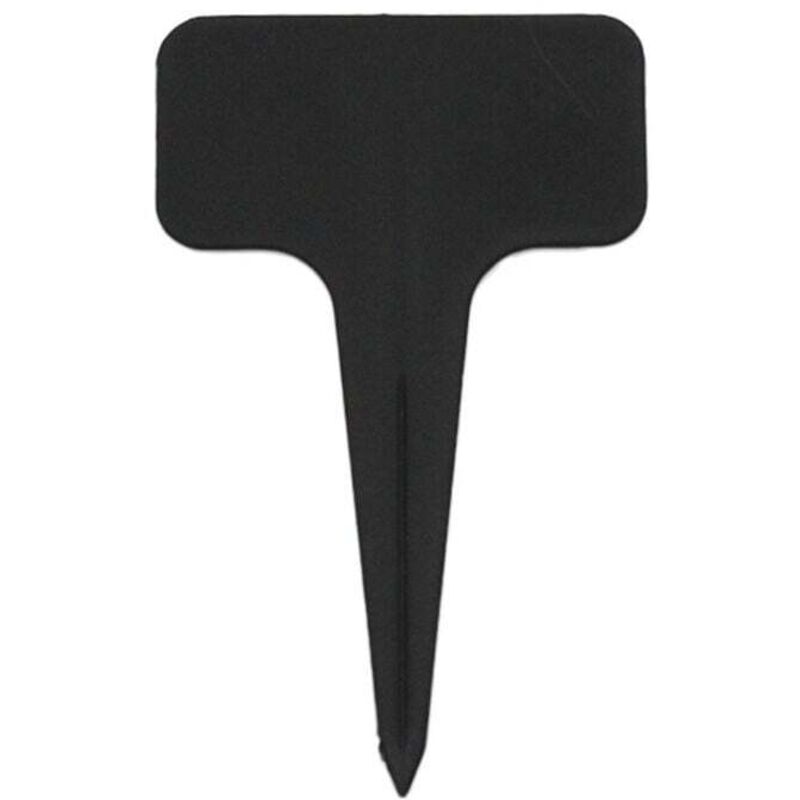 foto del prodotto dpzo 100 pezzi etichette per giardino esterno marcatori per piante in plastica etichetta per orto in plastica a t con penna impermeabile