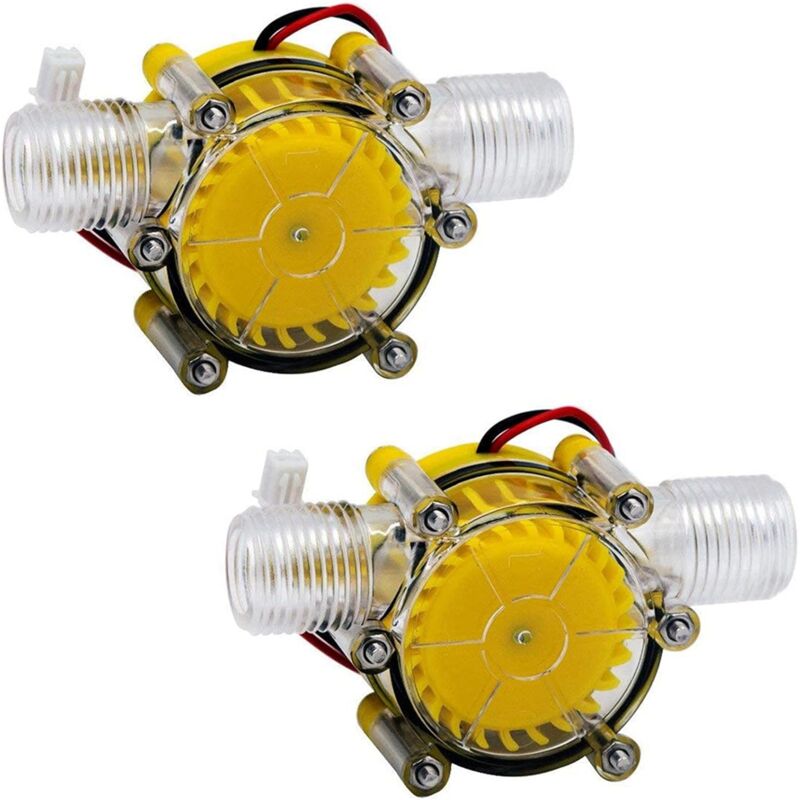 foto del prodotto dpzo 2x 10w generatore di pompa a flusso d acqua turbina di conversione idraulica 12v