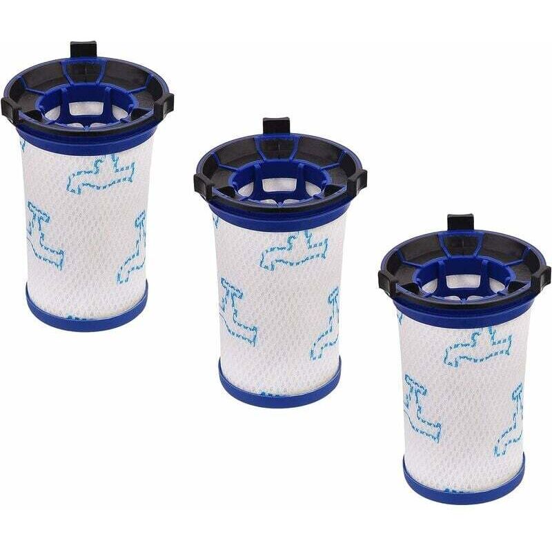 foto del prodotto dpzo 3 filtri di ricambio per aspirapolvere rowenta air force 360 rh9051wo rh9057wo rh9059wo rh9081wo rh9086wo e tefal air force 360, accessori di