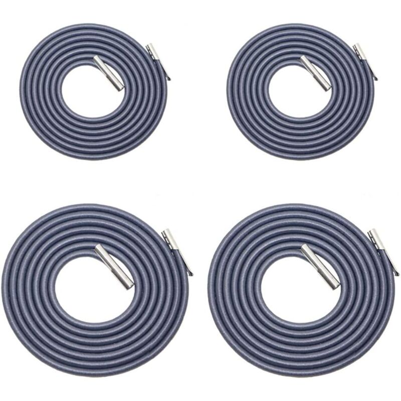 foto del prodotto dpzo 4 pezzi corde di ricambio universali per sedia a sdraio da giardino, sdraio prendisole, sedia elastica e sedia antigravit grigio