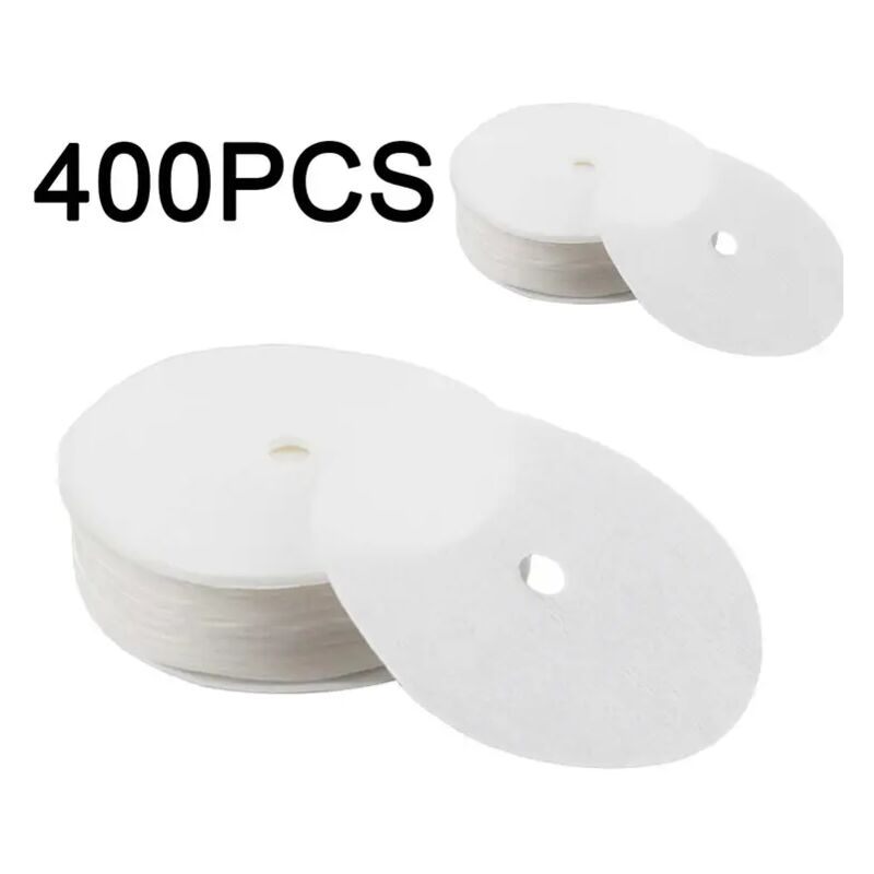 foto del prodotto dpzo 400 pezzi accessori per macchine da caff filtro per caff 95 carta da filtro per caff rotonda polpa di legno colore bianco con filtro foro