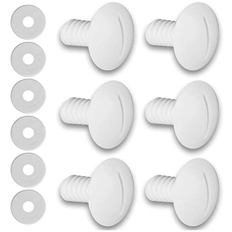 foto del prodotto dpzo 6 pezzi polaris c 55 pool cleaner mozzo in plastica vite set 180 280 parti di ricambio