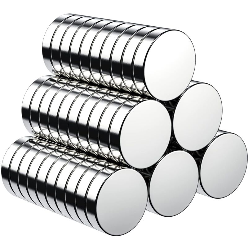 foto del prodotto dpzo 60 magneti, magneti per frigorifero ultra potenti 10x2 mm, piccoli magneti rotondi per frigorifero, piastra magnetica, porta, lavagna, mappa