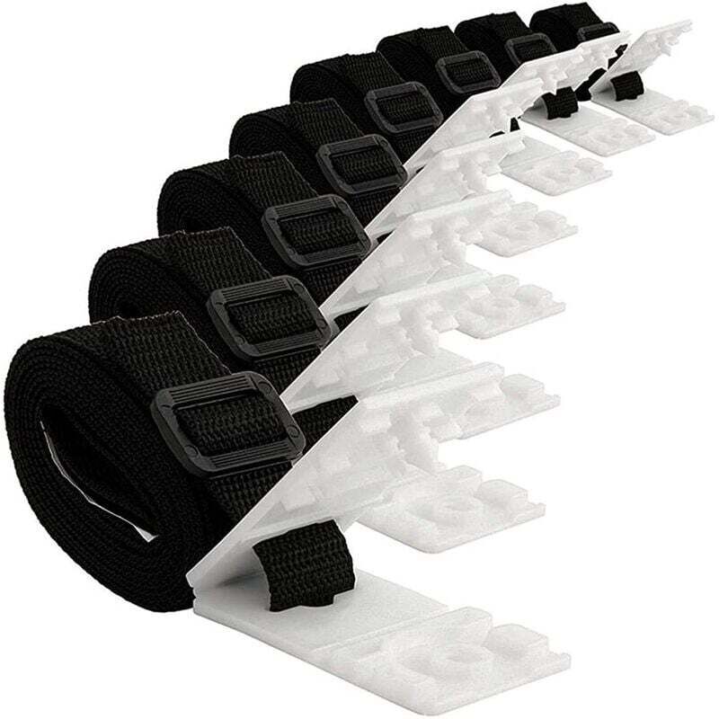 foto del prodotto dpzo 8 pezzi cinghie e clip di fissaggio per avvolgicavo per piscina avvolgicavo solare per piscina avvolgicavo per piscina interrata avvolgicavo