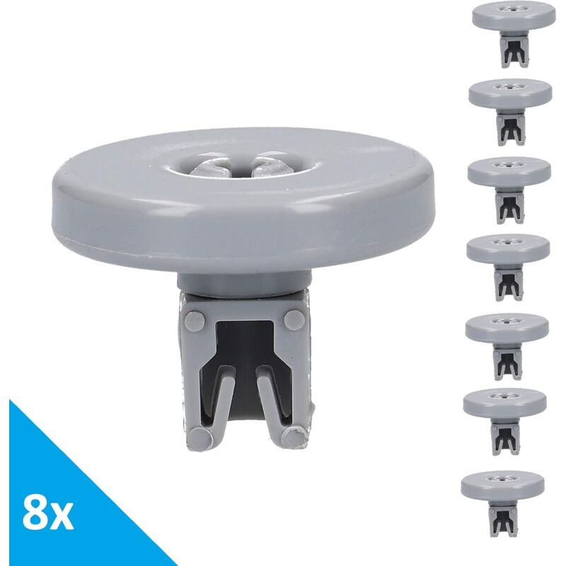 foto del prodotto dpzo 8x rotelline per cestello inferiore lavastoviglie adatte per aeg electrolux 50286965004 502869500 4