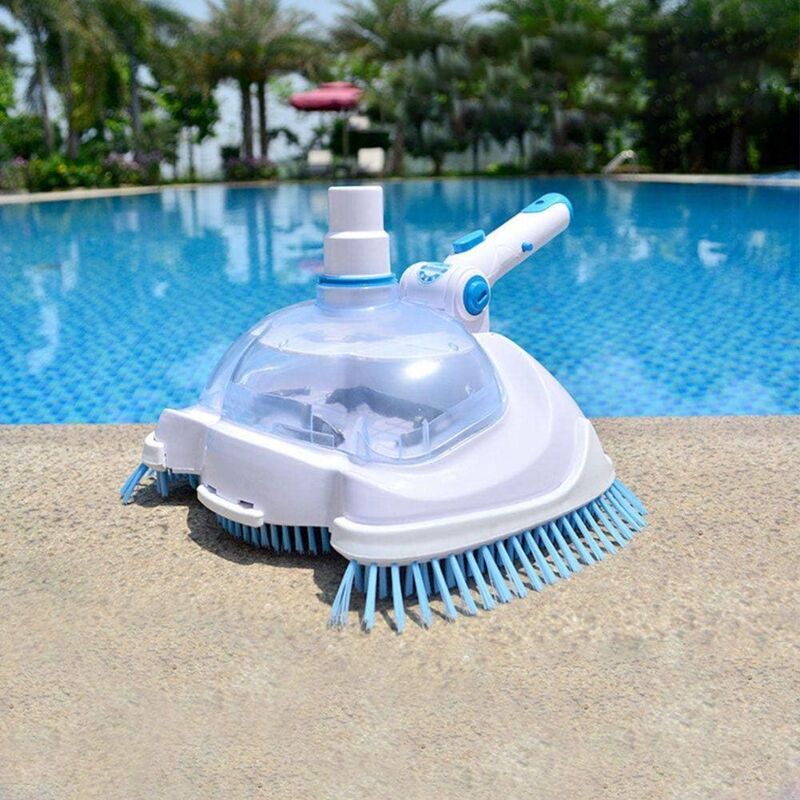 foto del prodotto dpzo aspirapolvere per piscine, testina spazzola resistente per la pulizia subacquea, accessori per fondo e pareti