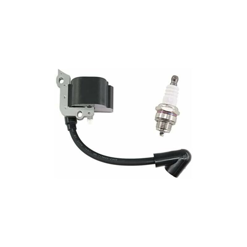 foto del prodotto dpzo bobina di accensione con candela per decespugliatori stihl fs38, fs46, fs45, fs55, fc55, fc55z, fc55 dz, hl45, hl45z, hl45 dz, hs45, hs45z,