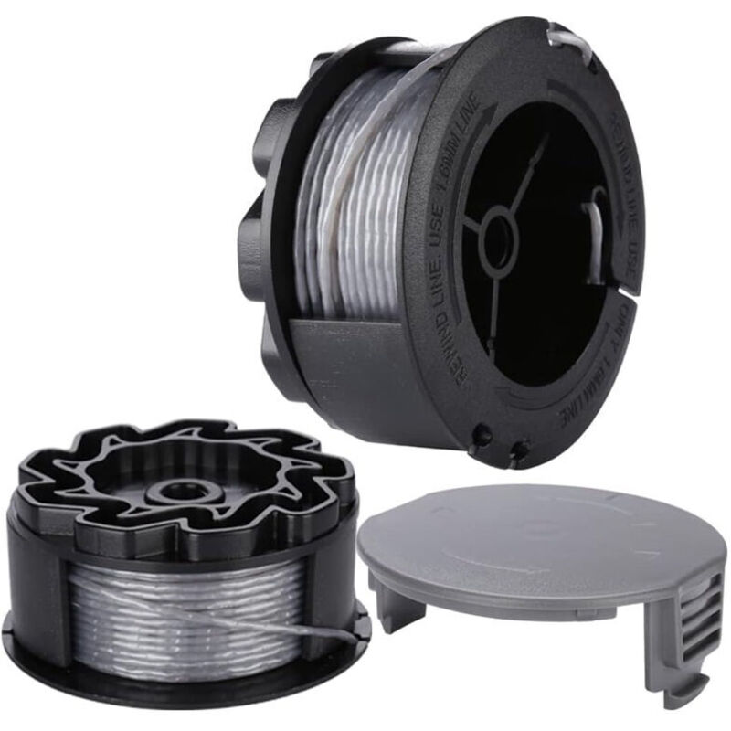 foto del prodotto dpzo bobina di filo per decespugliatore bosch universalgrasscut 18 18 26 18 260 f016800570 con coperchio 2 pezzi 