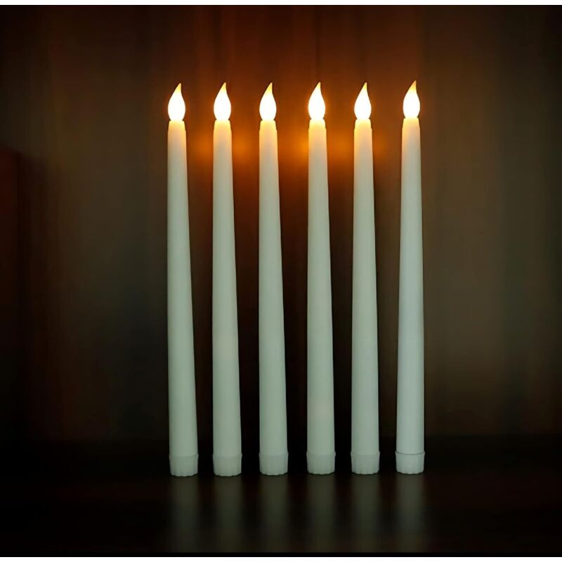 foto del prodotto dpzo candele led senza fiamma, candele elettriche, candele per lampade per assunzione compleanno natale ognissanti cena a lume di candela