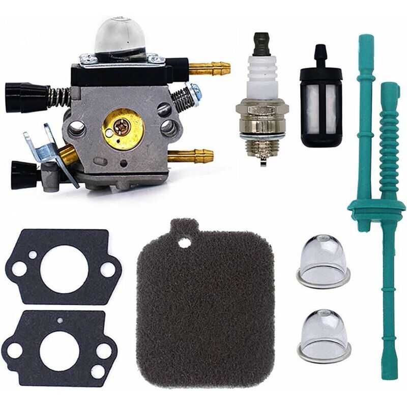 foto del prodotto dpzo carburatore c1q s68g per zama c1q s68 c1q s68g per stihl bg45 bg46 bg55 bg65 bg85 br45c sh55 sh85 soffiatore con filtro aria, guarnizioni,