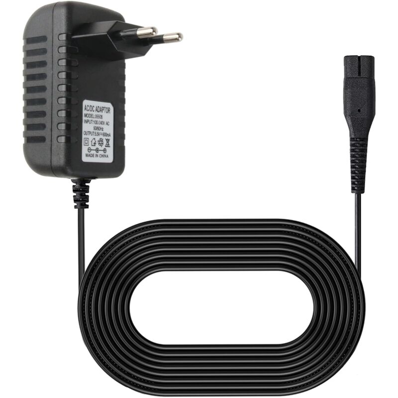 foto del prodotto dpzo caricabatterie da 5,5 v compatibile con karcher window cleaner wv1, wv1 plus, wv2 plus, wv2, wv5, wv5 premium 2a generazione, wv51, wv55,