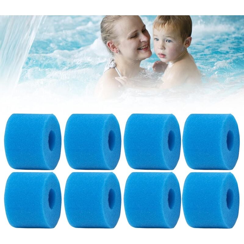 foto del prodotto dpzo cartucce filtro tipo s1 per intex 29001 e jacuzzi, spugna filtro lavabile per piscine