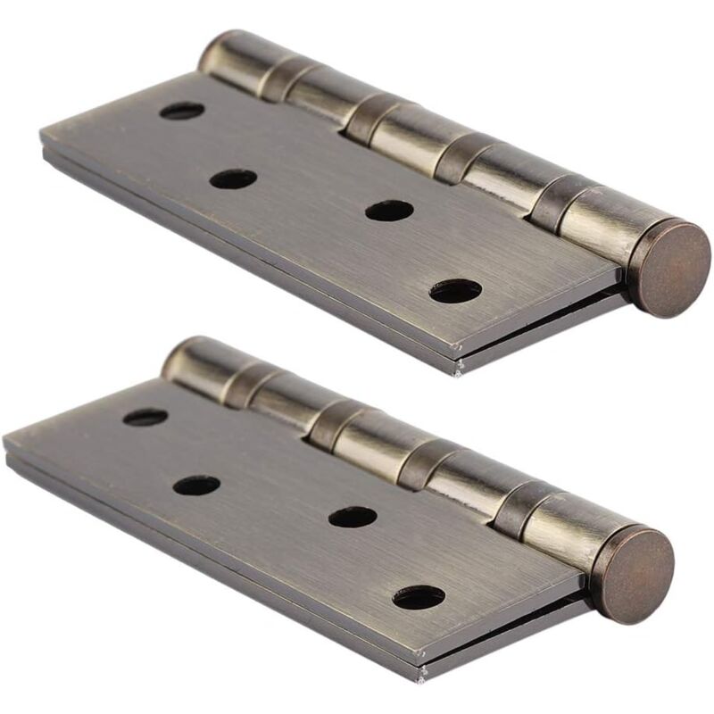 foto del prodotto dpzo cerniere in acciaio inossidabile, spessore 3 mm, per porte in legno, da avvitare su mobili pesanti