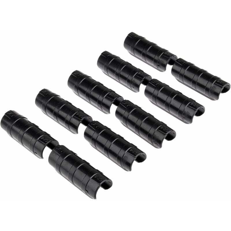 foto del prodotto dpzo clip per serre, clip per tubi per fissare coperture a serre da giardino, pellicole, piante, 10 pezzi da 25 mm