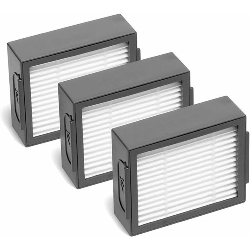 foto del prodotto dpzo confezione da 3 filtri per roomba e5 e6 i3 i3 i7 j7 j7 e5154 e5158. confezione di filtri di ricambio per e5 e6 i7 i7 plus.