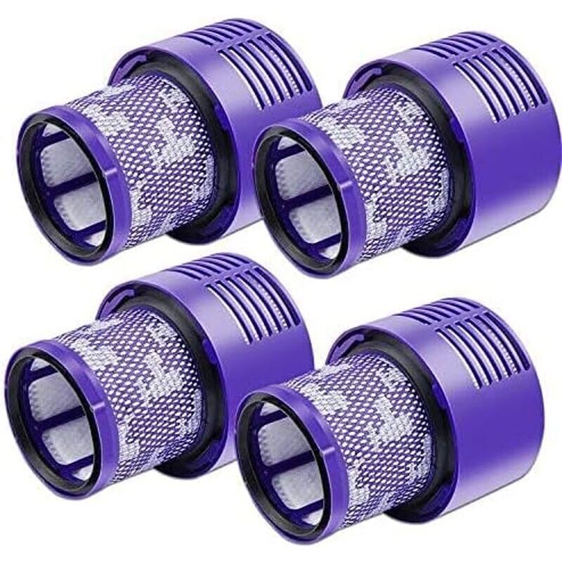 foto del prodotto dpzo confezione da 4 filtri v10 per aspirapolvere dyson, confezione da 4 filtri di ricambio per aspirapolvere dyson v10, v10 absolute, v10 animal,