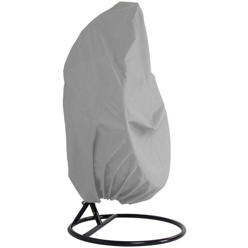 foto del prodotto dpzo copertura impermeabile per sedia sospesa in rattan e vimini da giardino copertura protettiva per sedia a uovo copertura in pvc oxford 210d
