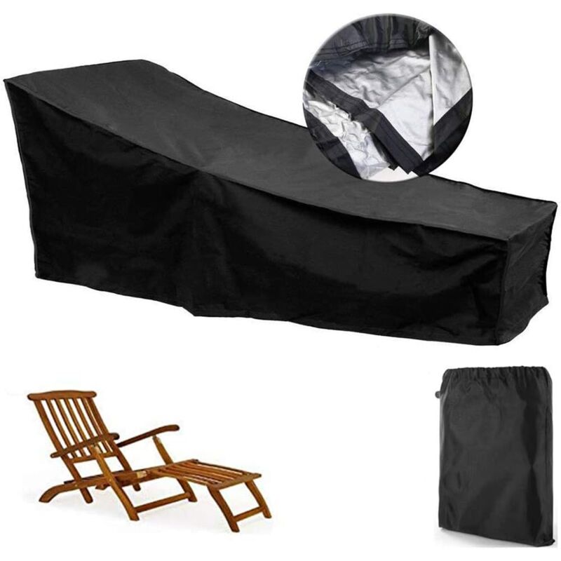 foto del prodotto dpzo copertura per lettino prendisole con prese d aria, impermeabile, antivento, anti uv, tessuto oxford 210d, copertura per lettino prendisole,